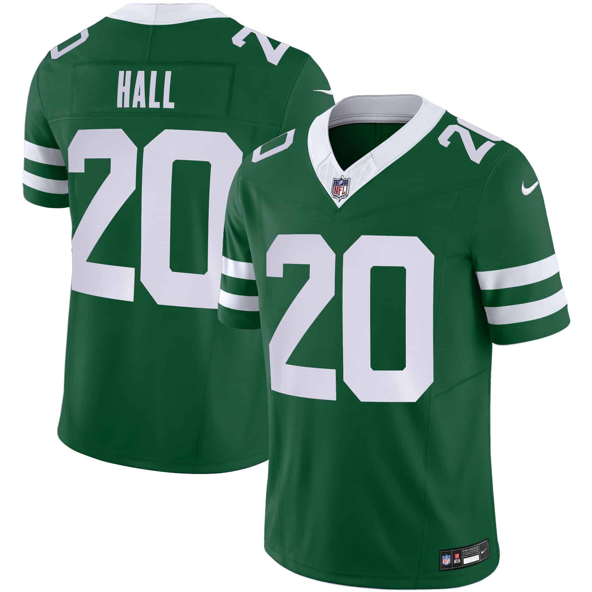 Men New York Jets #20 Hall Green 2024 Nike Limited NFL Jersey